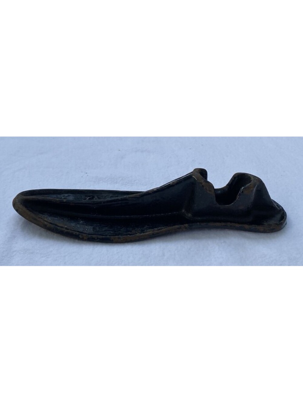 Antique Cast Iron Cobbler Shoe 8” Sole Form Repair Tool Industrial Decor Rustic